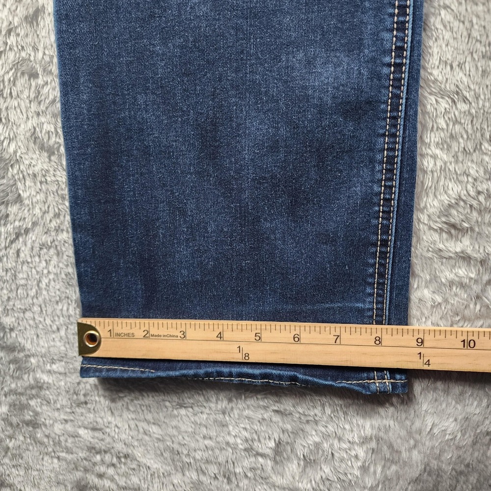 BKE Dakota Jeans Mens 31x34 (FIts 33x32) Medium Wash Blue Straight Leg Stretch - Picture 6 of 14